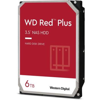 Western Digital WD Red Plus 6TB WD60EFPX interne NAS-Festplatte 3,5" SATA III CMR 5400rpm